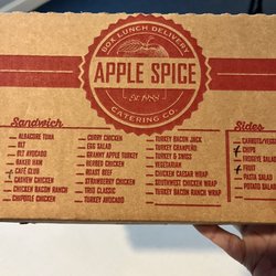 Apple Spice Box Lunch Delivery and Catering - What's in the box????!!!!!