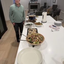 GourmetGaudé - The birthday boy and the meal lineup