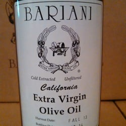 Bariani Olive Oil - Bariani Olive Oil label