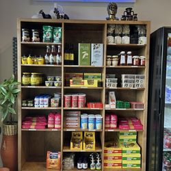 N’Meli Greek Grill - Fun selection of Greek products for sale. Nice touch!! Cool items!