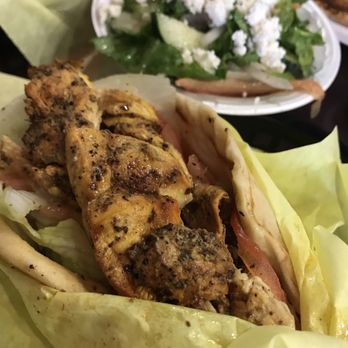 Greek Wraps - Chicken Kabob Sandwich - Greek Near Me - Peoria, Arizona Greek Wraps - Chicken Kabob Sandwich - Greek Near Me - Peoria, Arizona