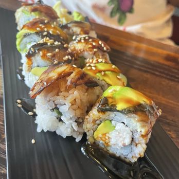 Wasabi Sushi - Dragon Roll - Japanese Near Me - Draper, Utah