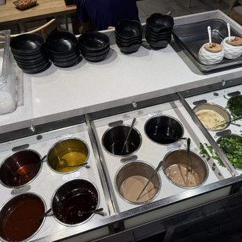 YinTang Spicy Hot Pot - Sauce station - Chinese Near Me - Irvine, California