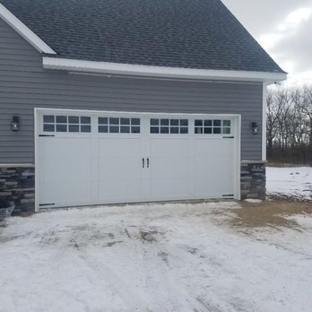 Firehouse Doors - CHI carriage overlay door with clear Madison glass. - Garage Door Services Near Me - Howell, Michigan