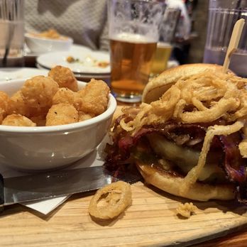 The District Tap - Bulleit Burger Bliss... really great burger. - Sports Bars Near Me - Indianapolis, Indiana