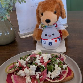 The Pantry - Beet toast. 8/28/26 (Bruno's cousin, Uno) - Breakfast & Brunch Near Me - Roseville, California The Pantry - Beet toast. 8/28/26 (Bruno's cousin, Uno) - Breakfast & Brunch Near Me - Roseville, California