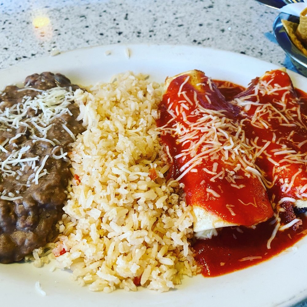 Enchiladas (cheese) plate
