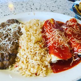 Enchiladas (cheese) plate Enchiladas (cheese) plate