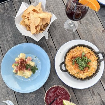 Barcocina - Warm Elotes Dip and Yucca Frites and sangria - Bars Near Me - Baltimore, Maryland