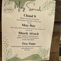 Farmhouse Kitchen and Coffee - May 2022 menu