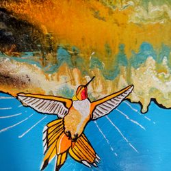 Spry Guy Art Collection - Beautiful Bird flying up to Heaven