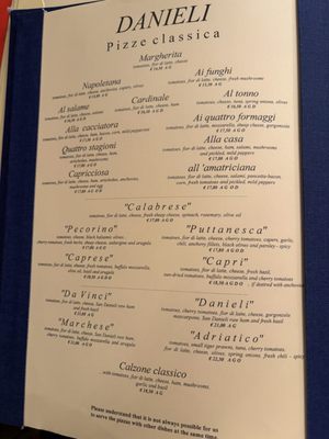 Menu photo 8 Ristorante Danieli Vienna, 9 Menu photo 8 Ristorante Danieli Vienna, 9