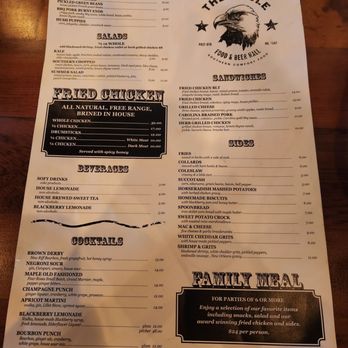 The Eagle Charlotte - Menu - Southern Near Me - Charlotte, North Carolina