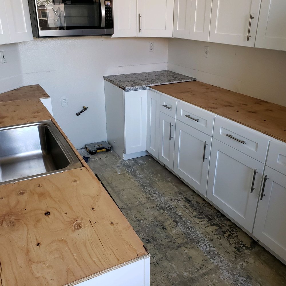 Rainbow Stone - Chula Vista - Installing the plywood and sink before the granite. - Building Supplies Near Me - Chula Vista, California Rainbow Stone - Chula Vista - Installing the plywood and sink before the granite. - Building Supplies Near Me - Chula Vista, California