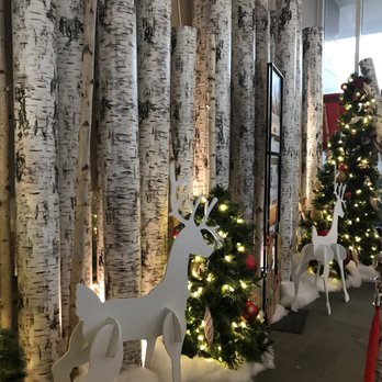 Pretty White Birch Trees And Decor While You Wait Yelp