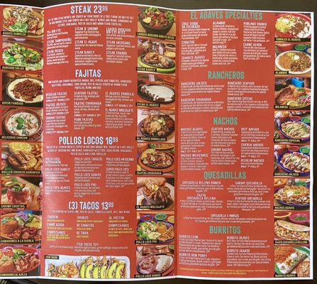 Menu photo 1 El Agave's Mexican Restaurant Hope, AR