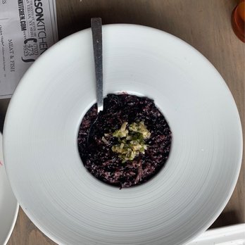 Carson Kitchen - Black rice & Oxtail Risotto - New American Near Me - Las Vegas, Nevada