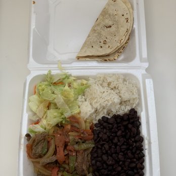 Latin American Cuisine - Steak with Onions - Mexican Style (~$13) - Mexican Near Me - Boonton, New Jersey