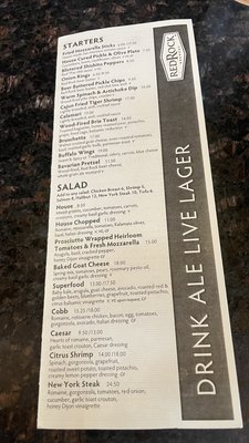 Menu photo 6 Red Rock Brewing Salt Lake City, UT Menu photo 6 Red Rock Brewing Salt Lake City, UT