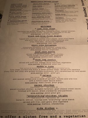 Menu photo 2 Bullfinchs Sudbury, MA Menu photo 2 Bullfinchs Sudbury, MA