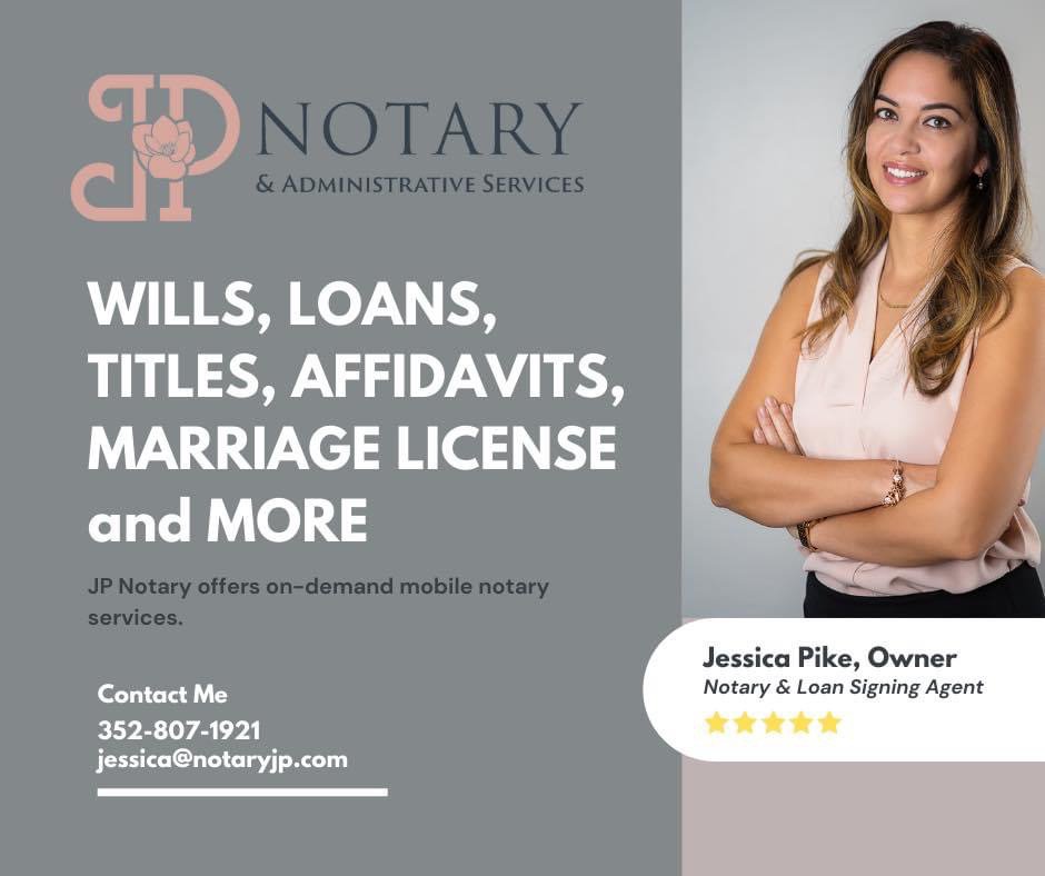 JP NOTARY AND ADMINISTRATIVE SERVICES Updated August 2024