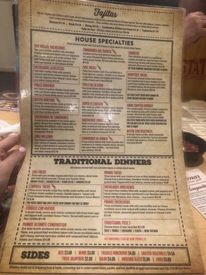 Menu photo 1 Primas Mexican Kitchen Springfield, MO