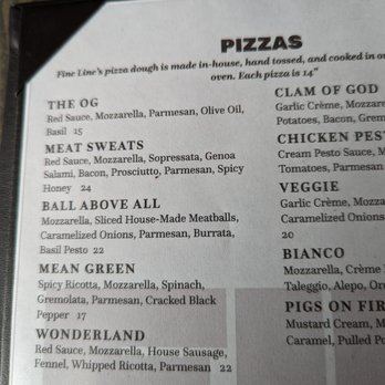 Fine Line - Pizza menu - Pizza Near Me - Revere, Massachusetts Fine Line - Pizza menu - Pizza Near Me - Revere, Massachusetts