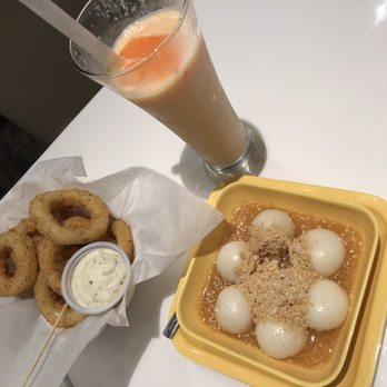 Sweethoney Dessert - Calamari Rings: slightly chewy, batter fell off when but | C+ - Desserts Near Me - Colma, California