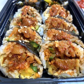 The Kimbap - Spicy Calamari Kimpap - Korean Near Me - Spring, Texas The Kimbap - Spicy Calamari Kimpap - Korean Near Me - Spring, Texas