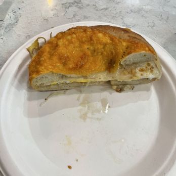 4 Brothers NY Bagels - Egg & cheese on a jalapeño cheddar bagel - Breakfast & Brunch Near Me - Cypress, Texas