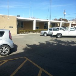 City Hall - Southside view and parking lot. Primary entrance.
