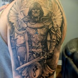 Black Widow Tattoo - Tattoo done by Greg kun.