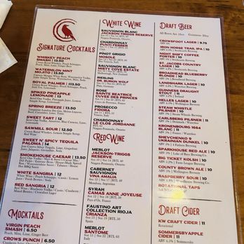 Crowsfoot Smokehaus - Menu - German Near Me - Conestogo, Ontario
