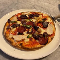 Central Oven & Shaker - Meat & Heat Pizza on gluten free crust