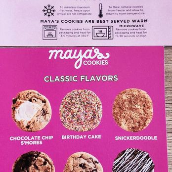 Maya's Cookies - Menu side 2. - Desserts Near Me - San Diego, California Maya's Cookies - Menu side 2. - Desserts Near Me - San Diego, California