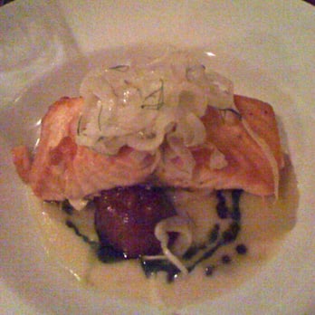 CIBO - Salmon Piccata dinner. - Italian Near Me - Fort Myers, Florida