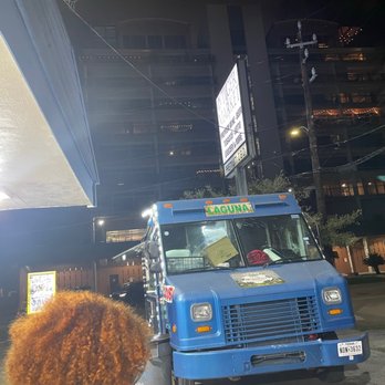 Tacos Laguna 4 - a blue truck parked in a parking lot - Food Trucks Near Me - Houston, Texas Tacos Laguna 4 - a blue truck parked in a parking lot - Food Trucks Near Me - Houston, Texas