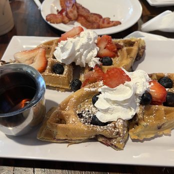 Just Love Coffee Cafe - Madison - Berry Berry Bo Berry Waffle - Coffee & Tea Near Me - Madison, Alabama