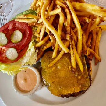 Bouchon - Steak Bouchon grilled eye of the rib & sauce Bearnaise, served with French fries - French Near Me - Las Vegas, Nevada