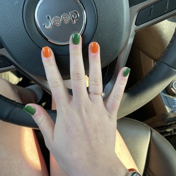 Organic #1 Nails - Acrylic set with tips - Nail Salons Near Me - Bellingham, Washington