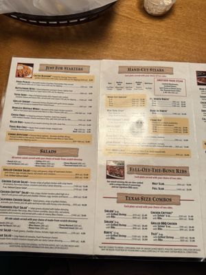 Menu photo 1 Texas Roadhouse Tempe, AZ
