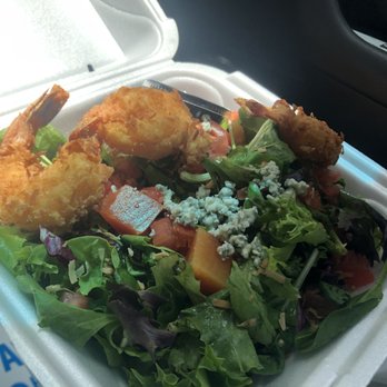 Lazy Lobster - Coconut shrimp salad - Seafood Near Me - Longboat Key, Florida Lazy Lobster - Coconut shrimp salad - Seafood Near Me - Longboat Key, Florida