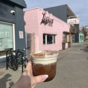Logjam Coffee - Iced cold cream foam Americano - Coffee Roasteries Near Me - Kamloops, British Columbia Logjam Coffee - Iced cold cream foam Americano - Coffee Roasteries Near Me - Kamloops, British Columbia
