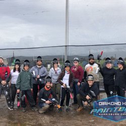 Diamond Hill Paintball - Big group today!