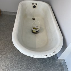 Surface Specialists - Pre tub refinishing.