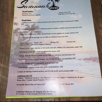Savannah Spiced - Caribbean Near Me - Brooklyn, New York