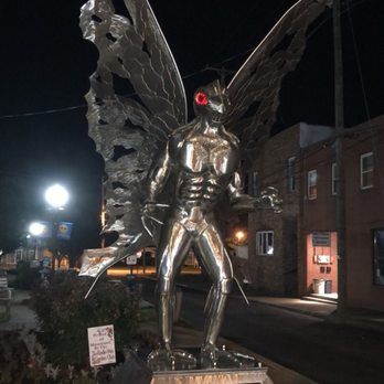 Mothman Statue - Landmarks & Historical Buildings Near Me - Point Pleasant, West Virginia