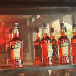 99 bottles of Aperol in the wall