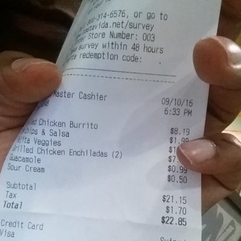 Costa Vida - Extra cost for this and that..   smh.  Save your money and go to Chipotle. - Mexican Near Me - Mesa, Arizona