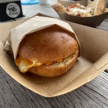 DV8 Kitchen - Bacon, Egg and Cheese on brioche - Bakeries Near Me - Lexington, Kentucky